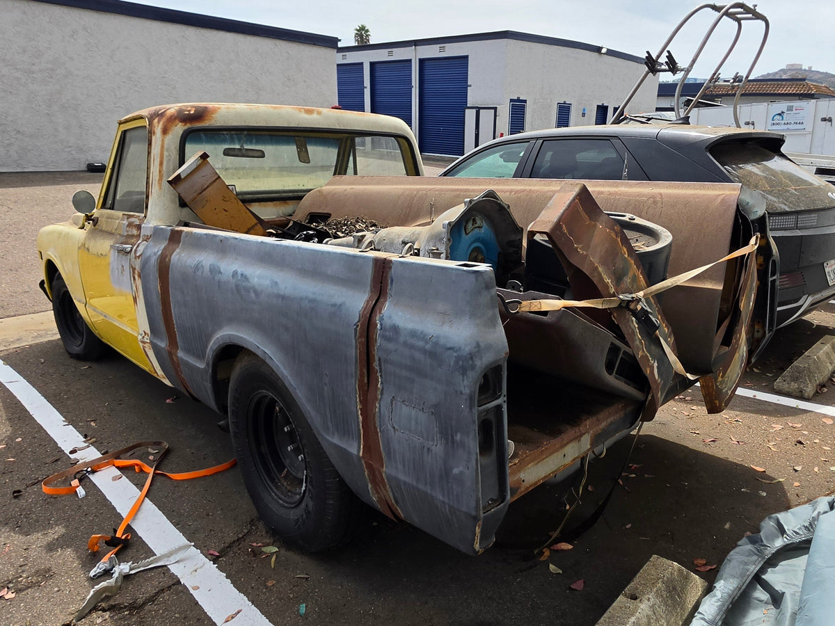 1969 Chevrolet C20 Project Truck on GMC C1500 Chassis – 350 V8, Rebuilt TH400, Clear CA Title