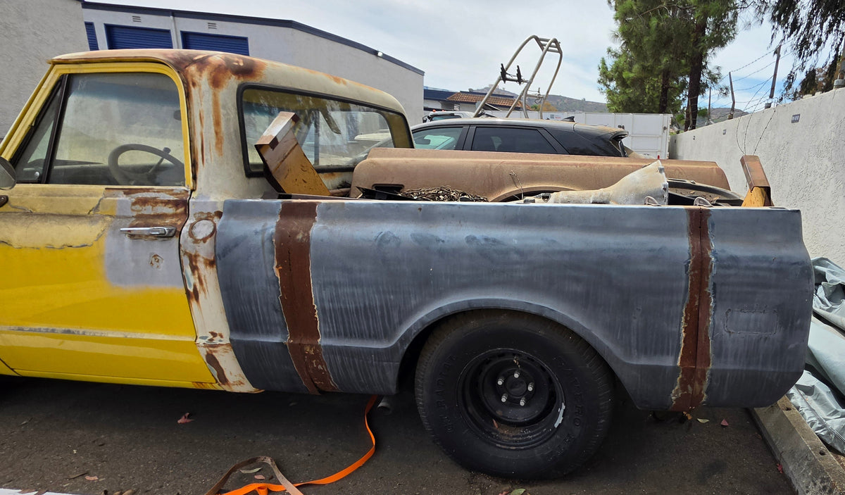 1969 Chevrolet C20 Project Truck on GMC C1500 Chassis – 350 V8, Rebuilt TH400, Clear CA Title