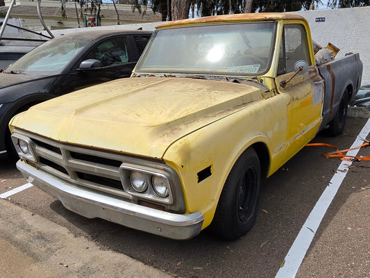 1969 Chevrolet C20 Project Truck on GMC C1500 Chassis – 350 V8, Rebuilt TH400, Clear CA Title