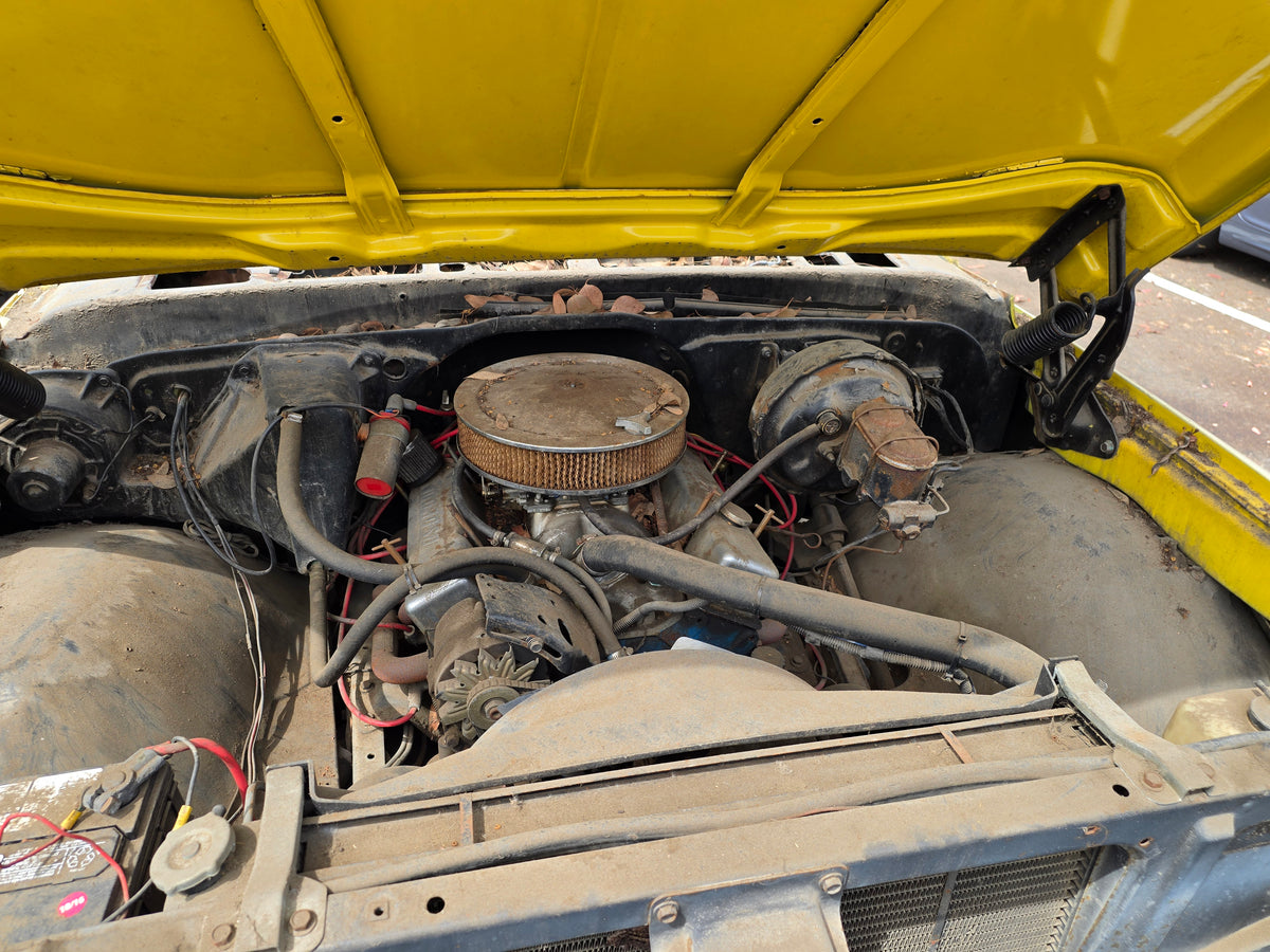 1969 Chevrolet C20 Project Truck on GMC C1500 Chassis – 350 V8, Rebuilt TH400, Clear CA Title