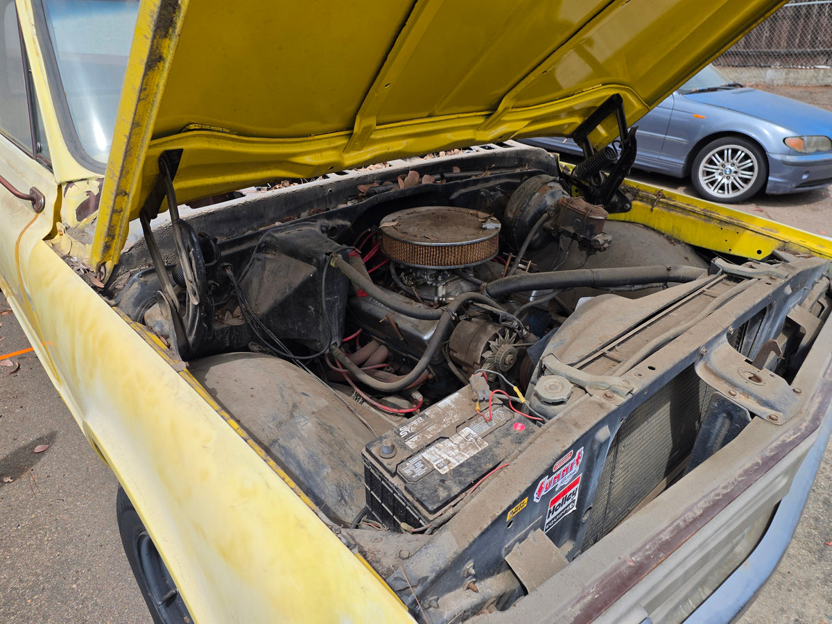 1969 Chevrolet C20 Project Truck on GMC C1500 Chassis – 350 V8, Rebuilt TH400, Clear CA Title