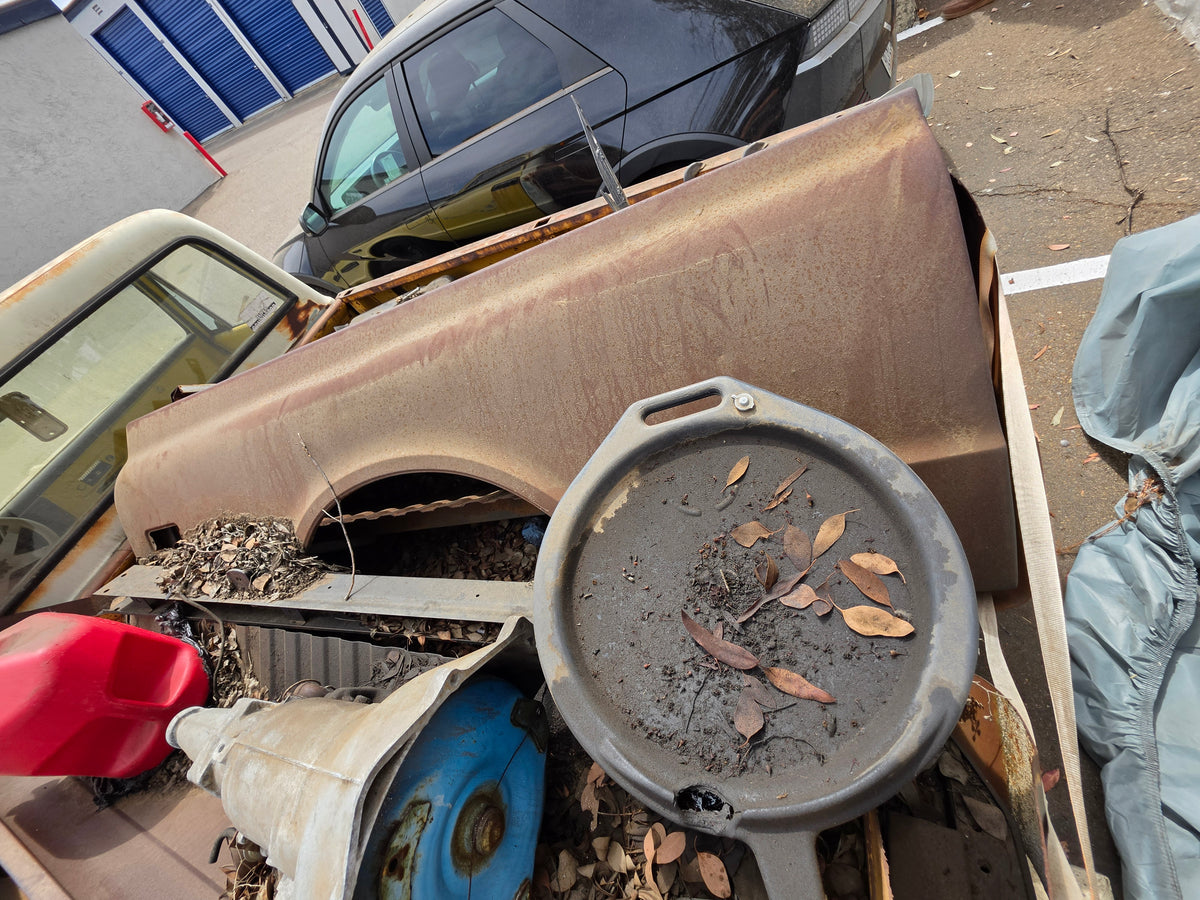 1969 Chevrolet C20 Project Truck on GMC C1500 Chassis – 350 V8, Rebuilt TH400, Clear CA Title