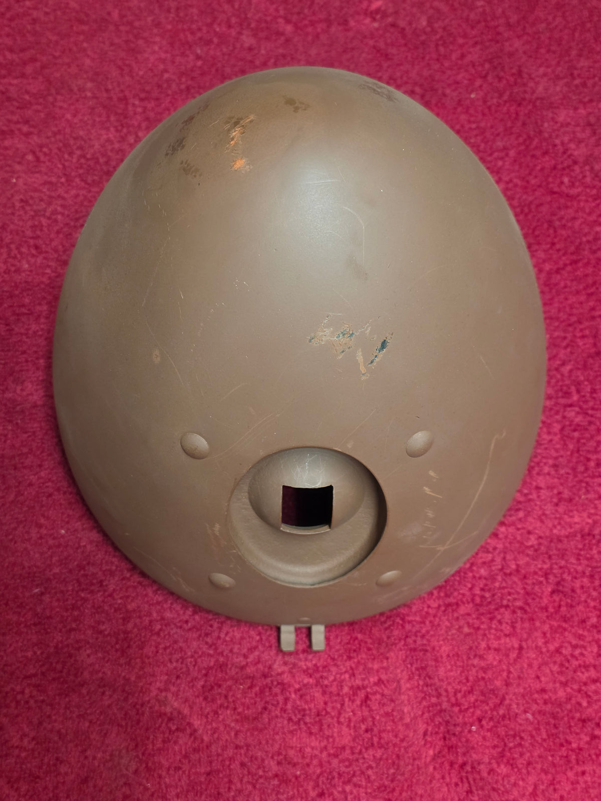 Rear of shell, no mounting stud