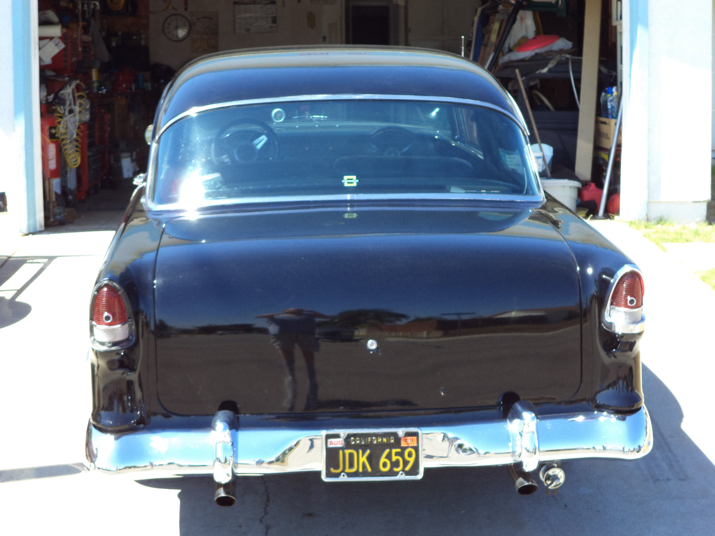 1955 Chevy 210 DelRay 2-Door Post 383 Stroker 200R4 Black Lacquer