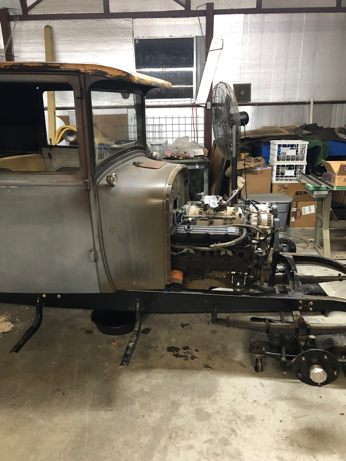 1926 Dodge Coupe Hot Rod - Original Frame, Dropped Axle, 5.2 Magnum EFI, Overdrive, A/C SOLD