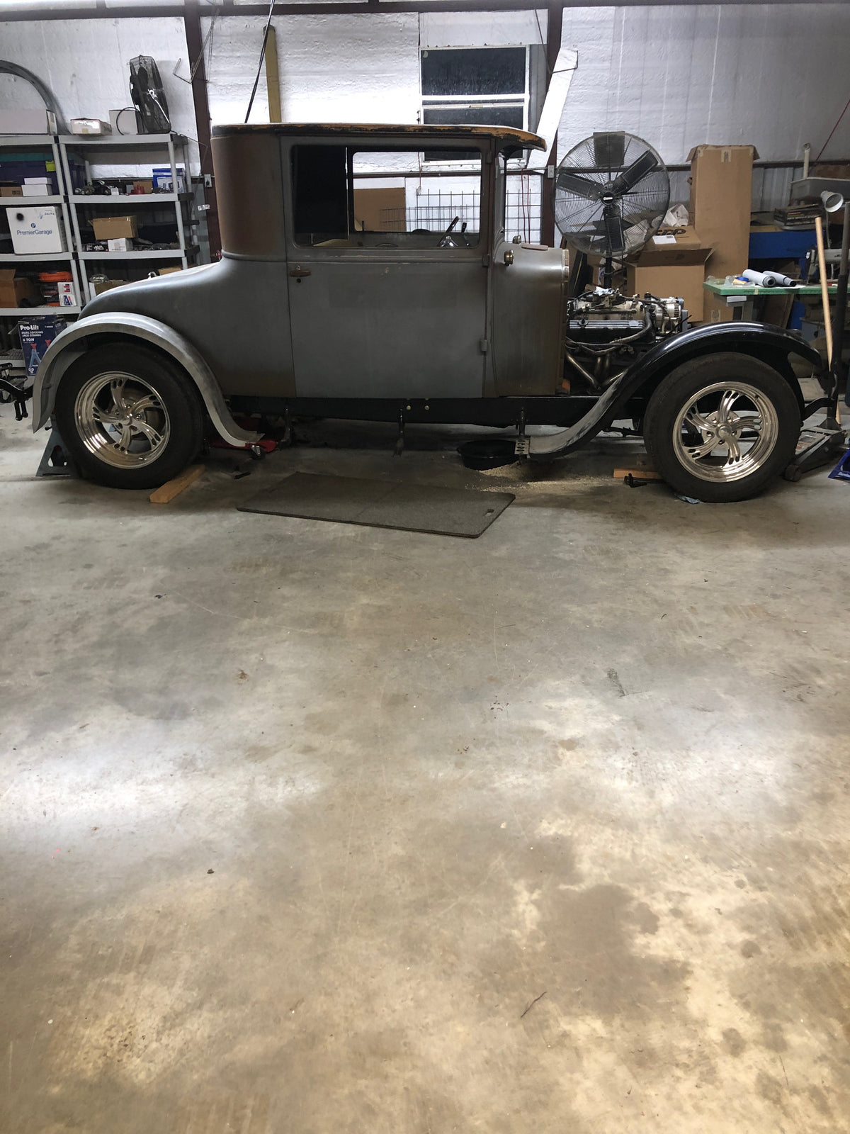 1926 Dodge Coupe Hot Rod - Original Frame, Dropped Axle, 5.2 Magnum EFI, Overdrive, A/C SOLD