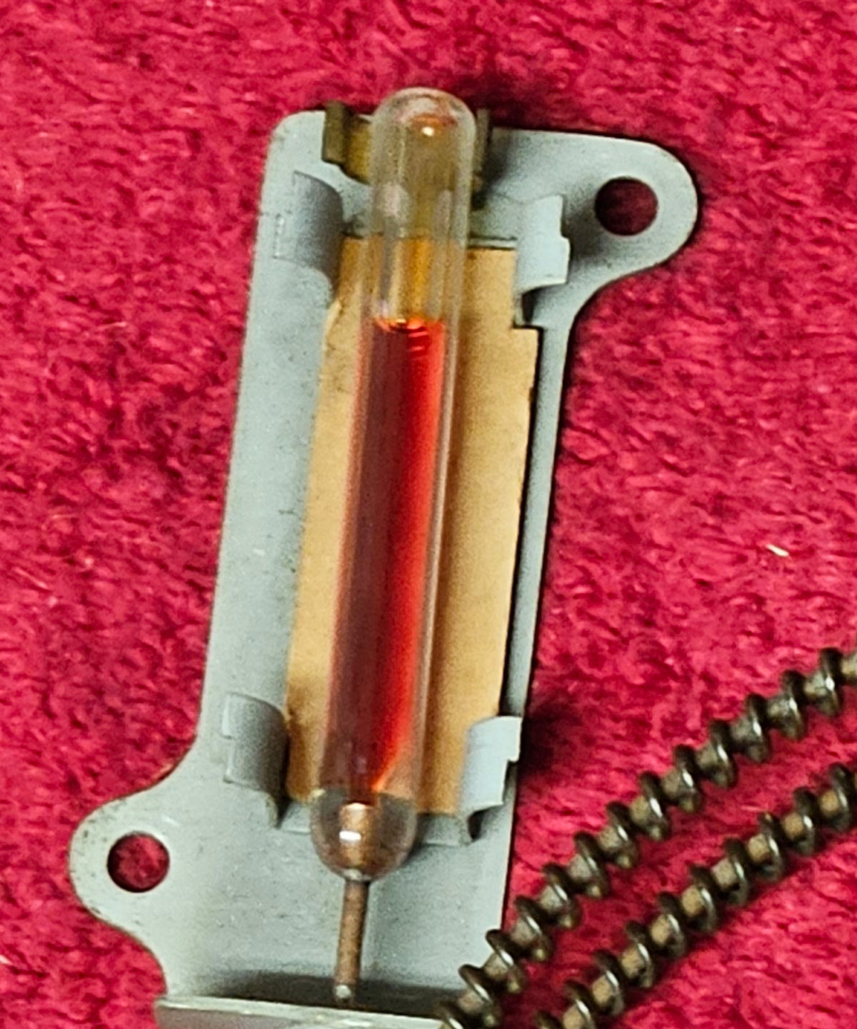 1935 1936 Ford Temperature Gauge Bulb Assembly 68-10883 Capillary Original