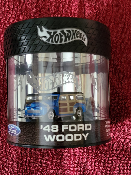 1948 Ford Woody Blue Hot Wheels Wagon Wheels Series NIB
