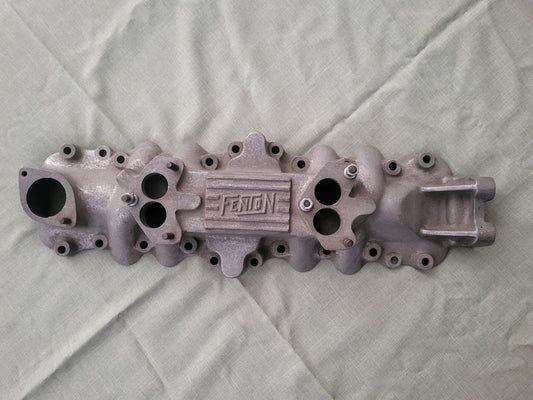 FENTON 2x2 Ford Flathead V8 Aluminum Intake Manifold Original