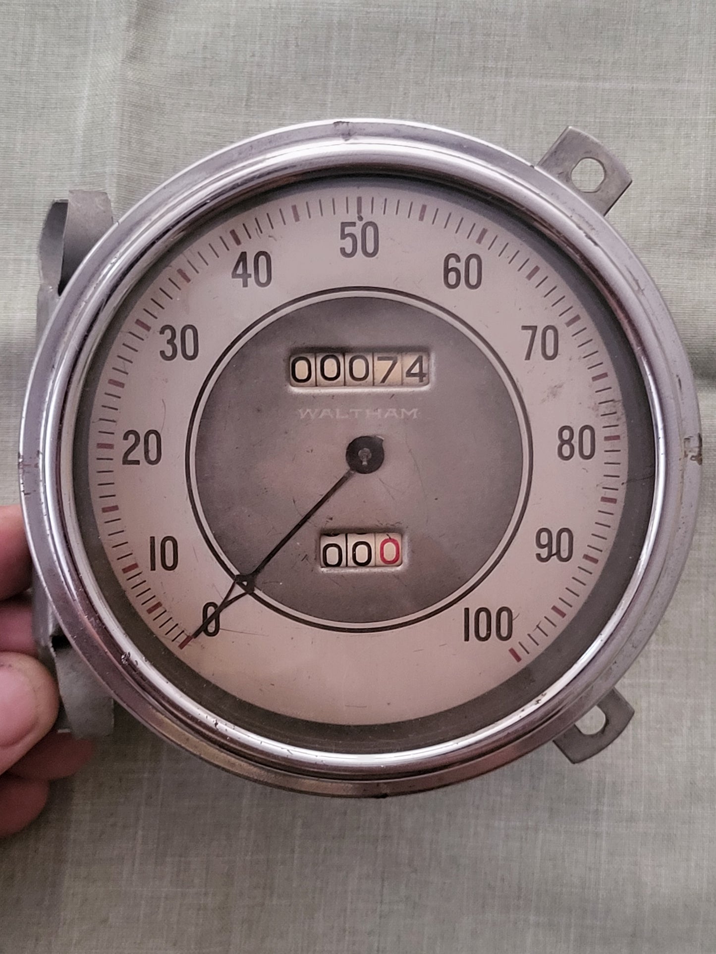 1935 Ford Waltham Speedometer Original