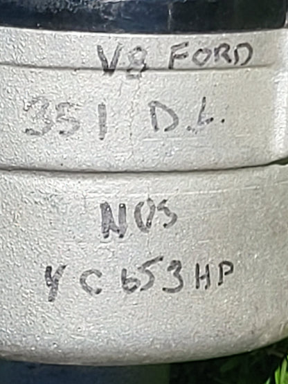 Ford 351W V8 Mallory NOS Dual Point Distributor YC-563-HP Black Cap 4004 NEW
