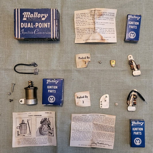 Mallory Dual Point Conversion 49-53 Ford Flathead V8 24900 24831 24875 24895 New