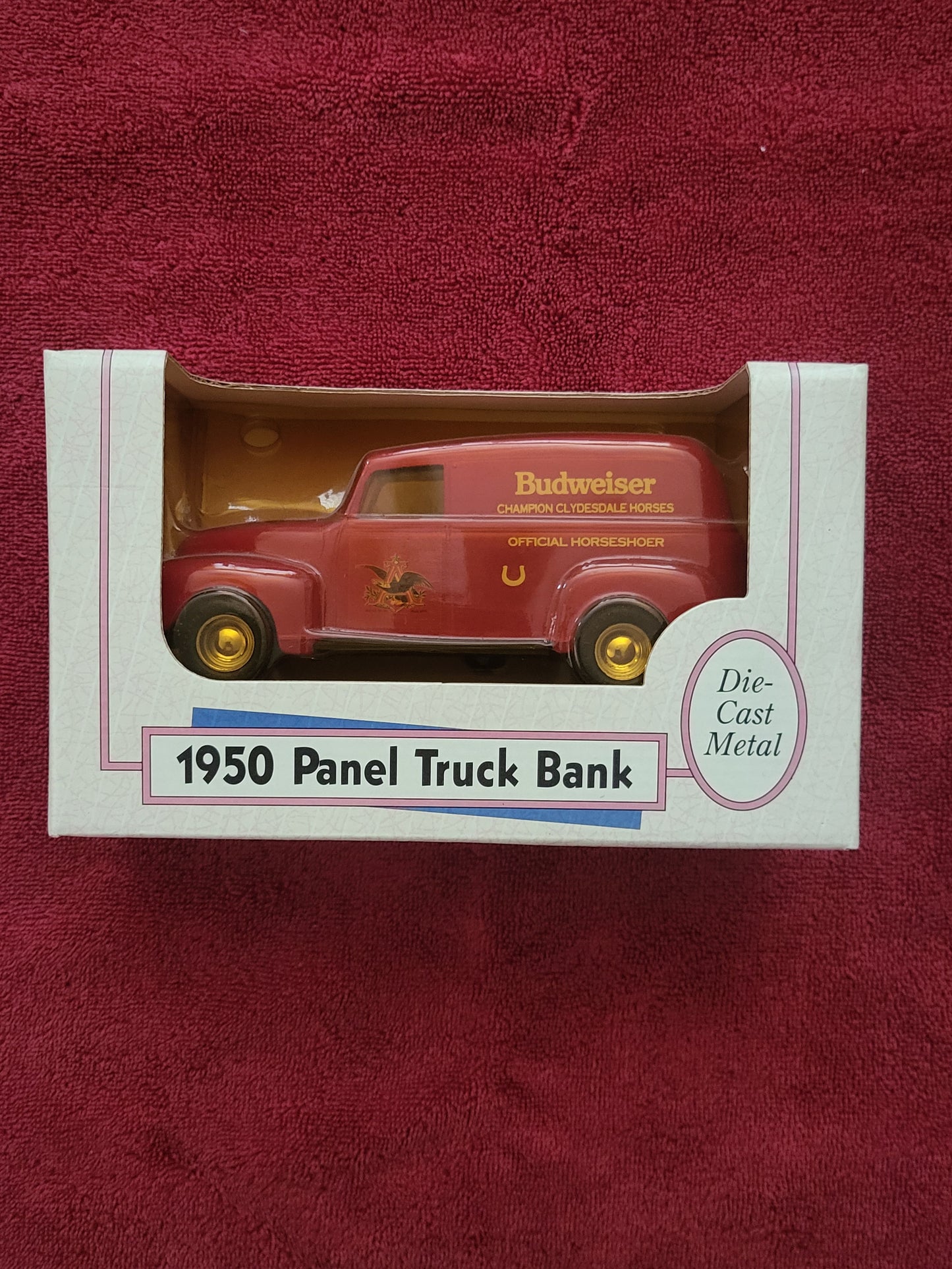 1950  Chevrolet Budweiser Panel Truck Bank Ertl 1:25 scale NEW