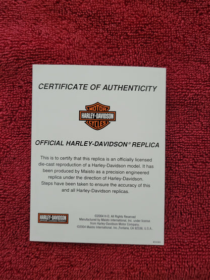 2001 Harley Davidson FXDL Dyna Low Rider Rewards Center Maisto 1:18 scale NEW
