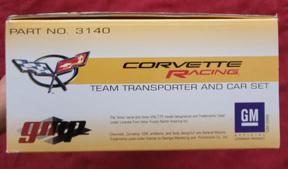 2003 Chevy Corvette Racing Team Transporter and Car Set GMP 3140 1:64 Scale NEW