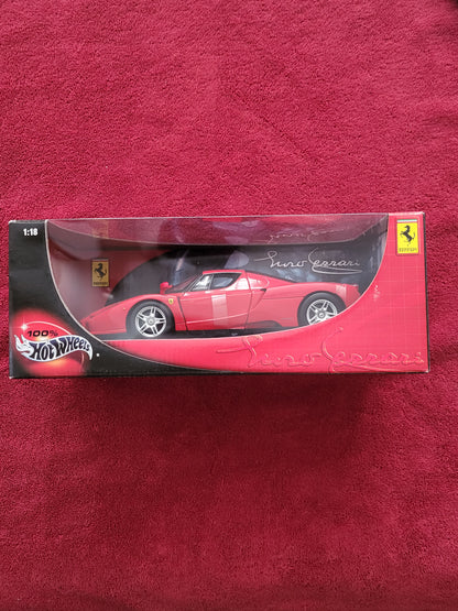 2002 Hot Wheels Enzo Ferrari Red 1:18 Scale NIB