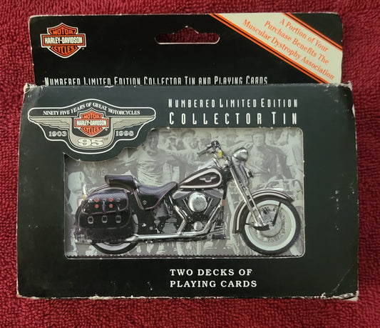 Harley Davidson 95th Anniversary Limited Edition Playing Cards NEW
